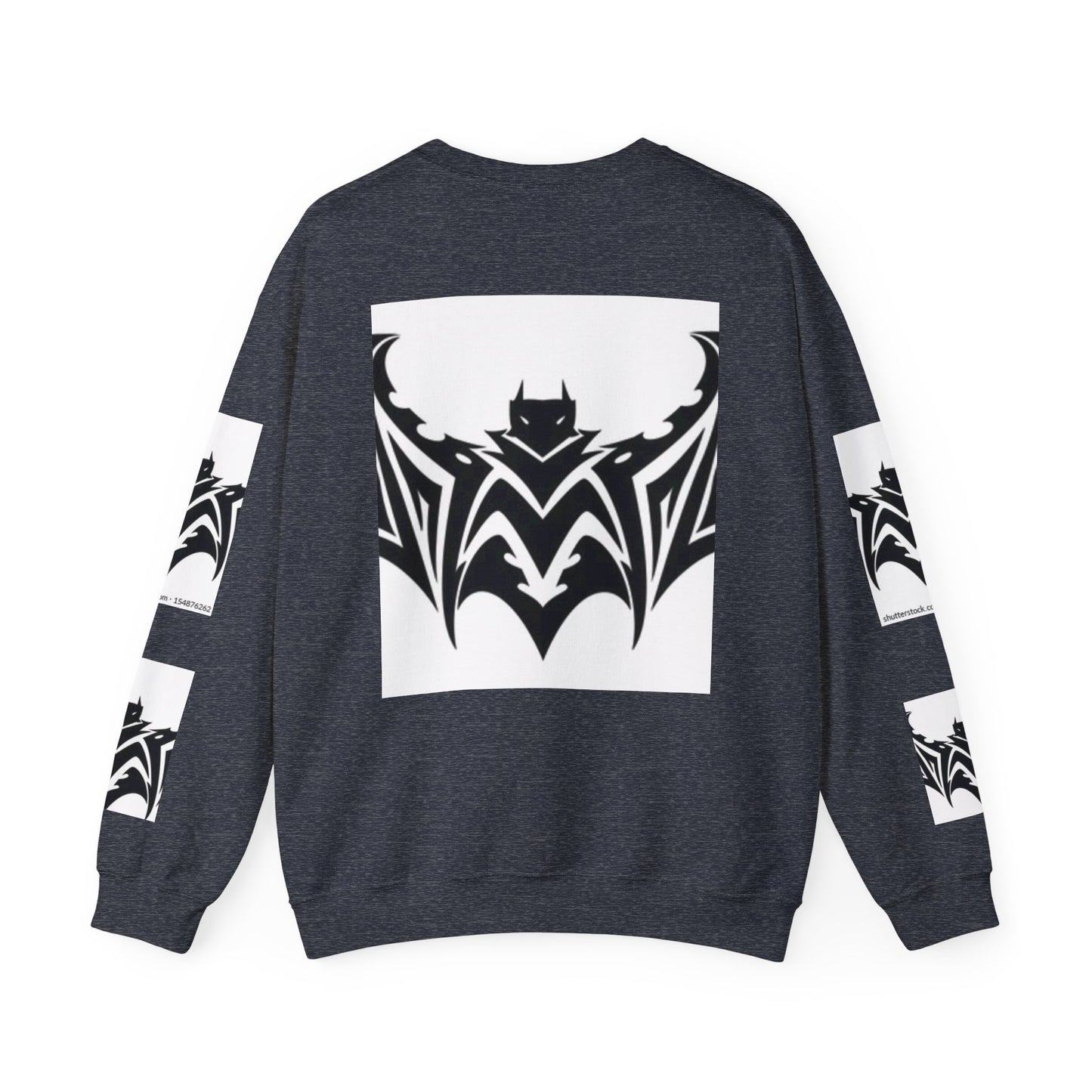 Gothic Bat Sweatshirt - Unisex Crewneck for Halloween & Casual Wear