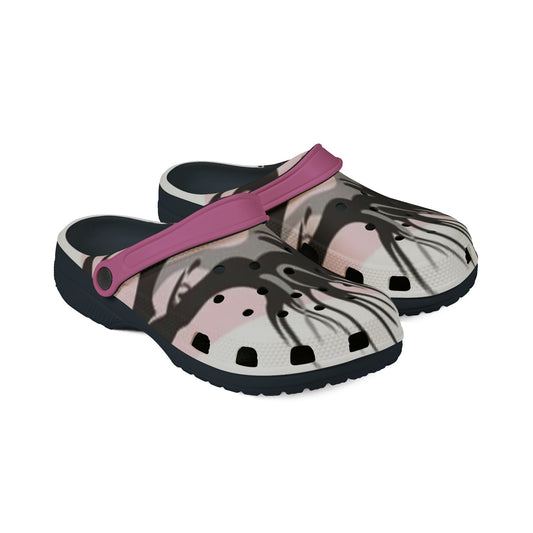 Stylish EVA Foam Crocs with Lion Design - Comfortable & Fun Footwear for Summer