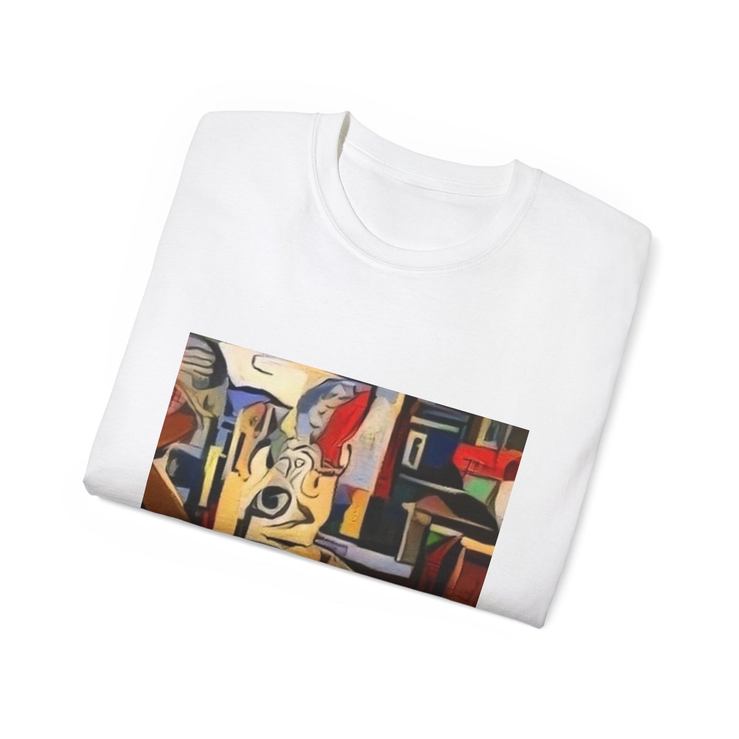 Colorful Ocean-Inspired Unisex Cotton Tee