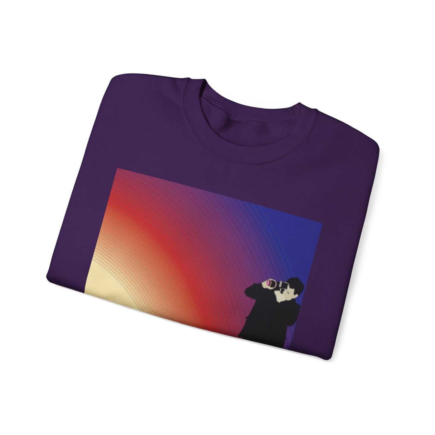 Vibrant Deer Sunset Unisex Crewneck Sweatshirt