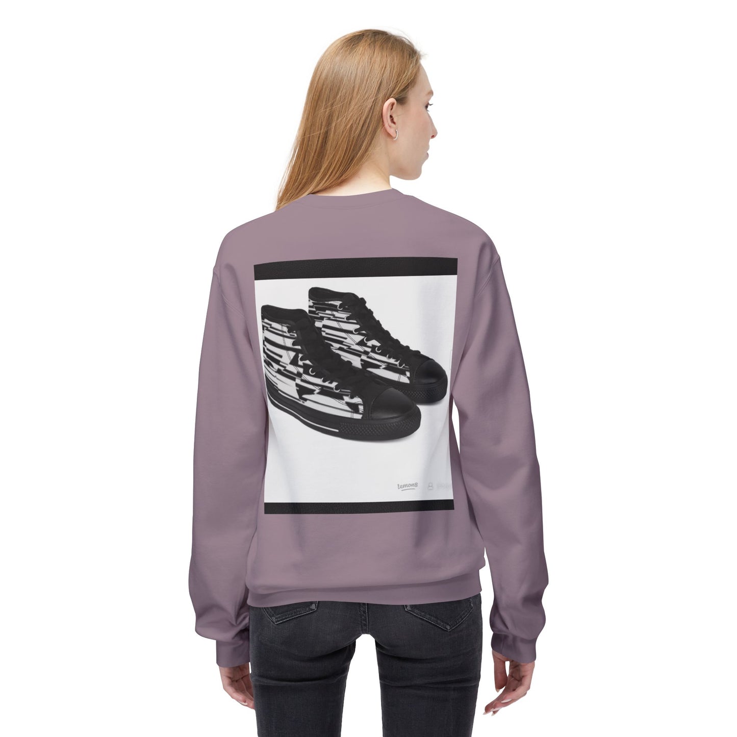 Cool Rhino and Sneakers Fleece Sweatshirt for Trendsetters