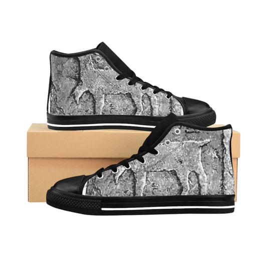 Men's Classic Sneakers - Urban Textured High Tops for Everyday Style