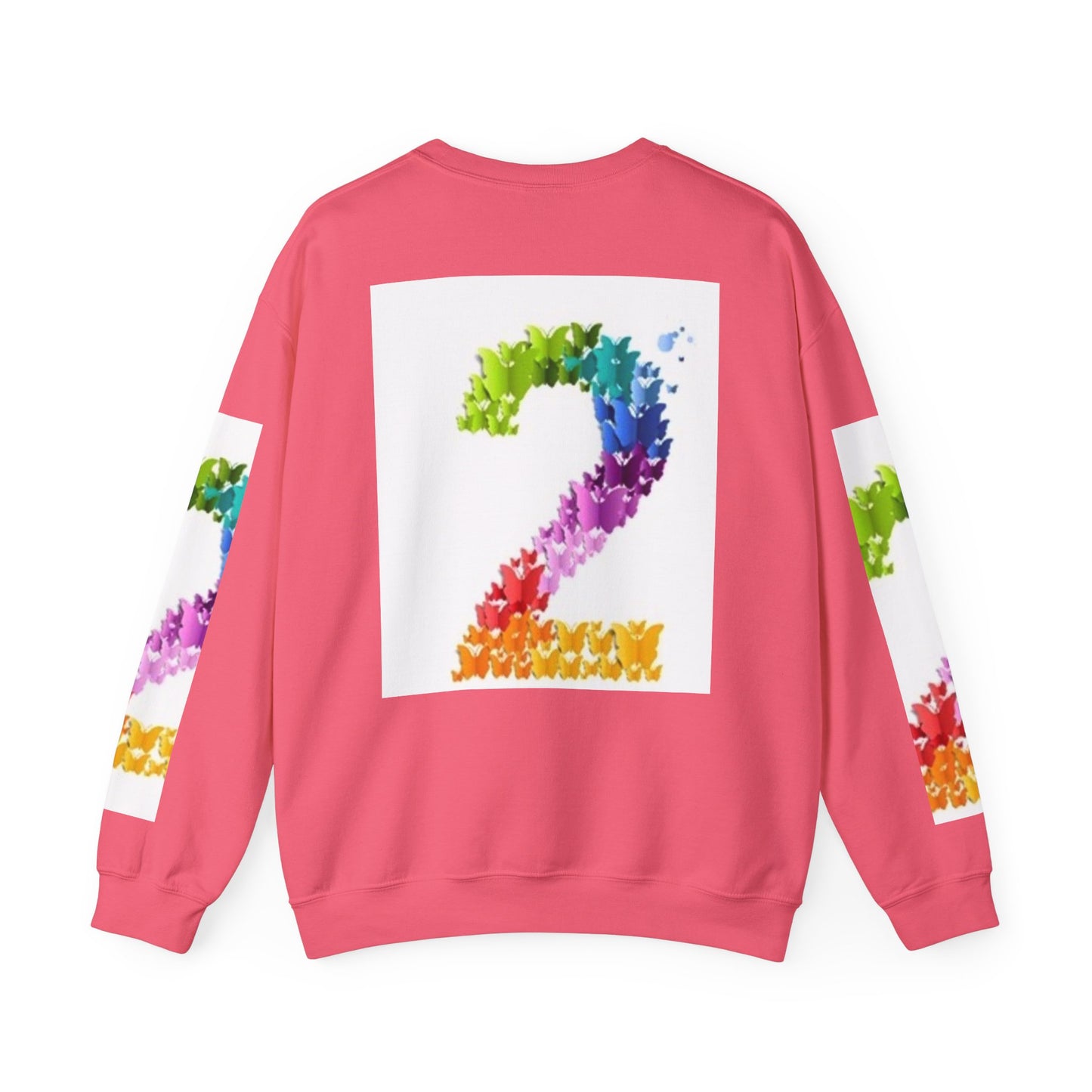 Colorful Floral Number 2 Sweatshirt for Celebrations