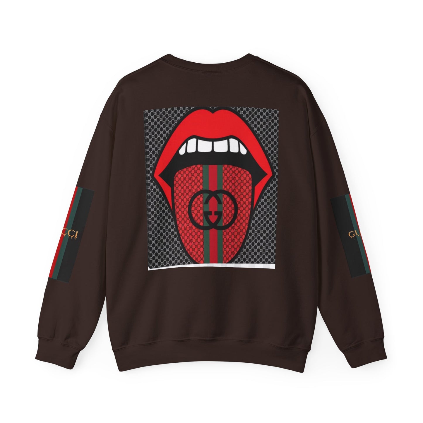 Gucci Inspired Unisex Heavy Blend Crewneck Sweatshirt - Bold Graphic Design