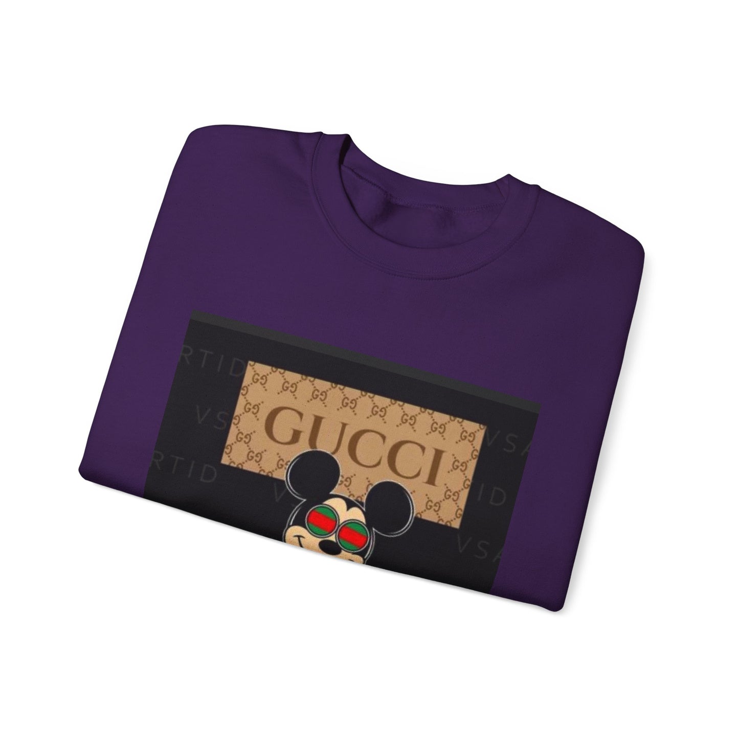 Gucci-Inspired Mickey Mouse Unisex Heavy Blend™ Crewneck Sweatshirt