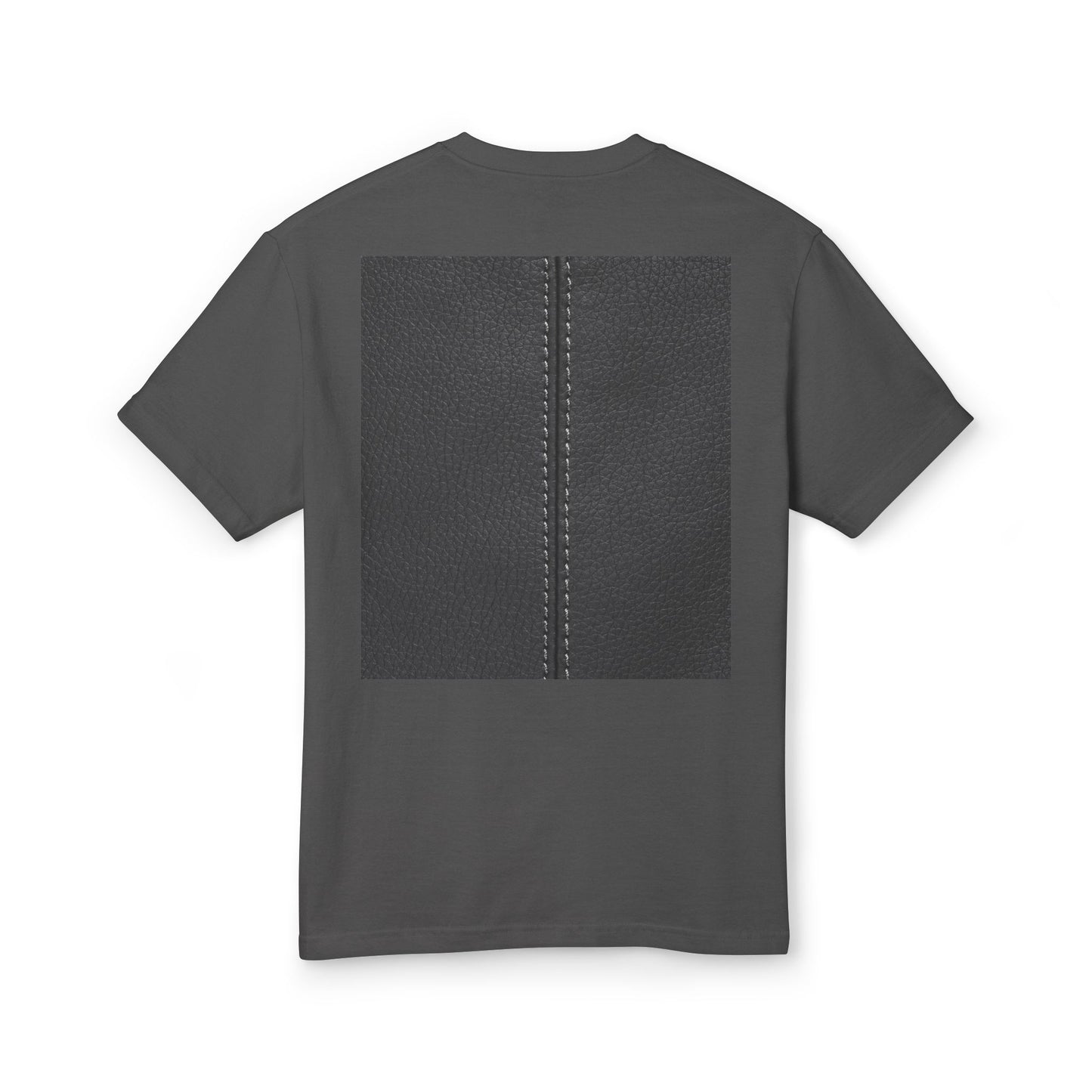 Stylish Texture Unisex Heavyweight Tee - Unique Fur & Leather Design