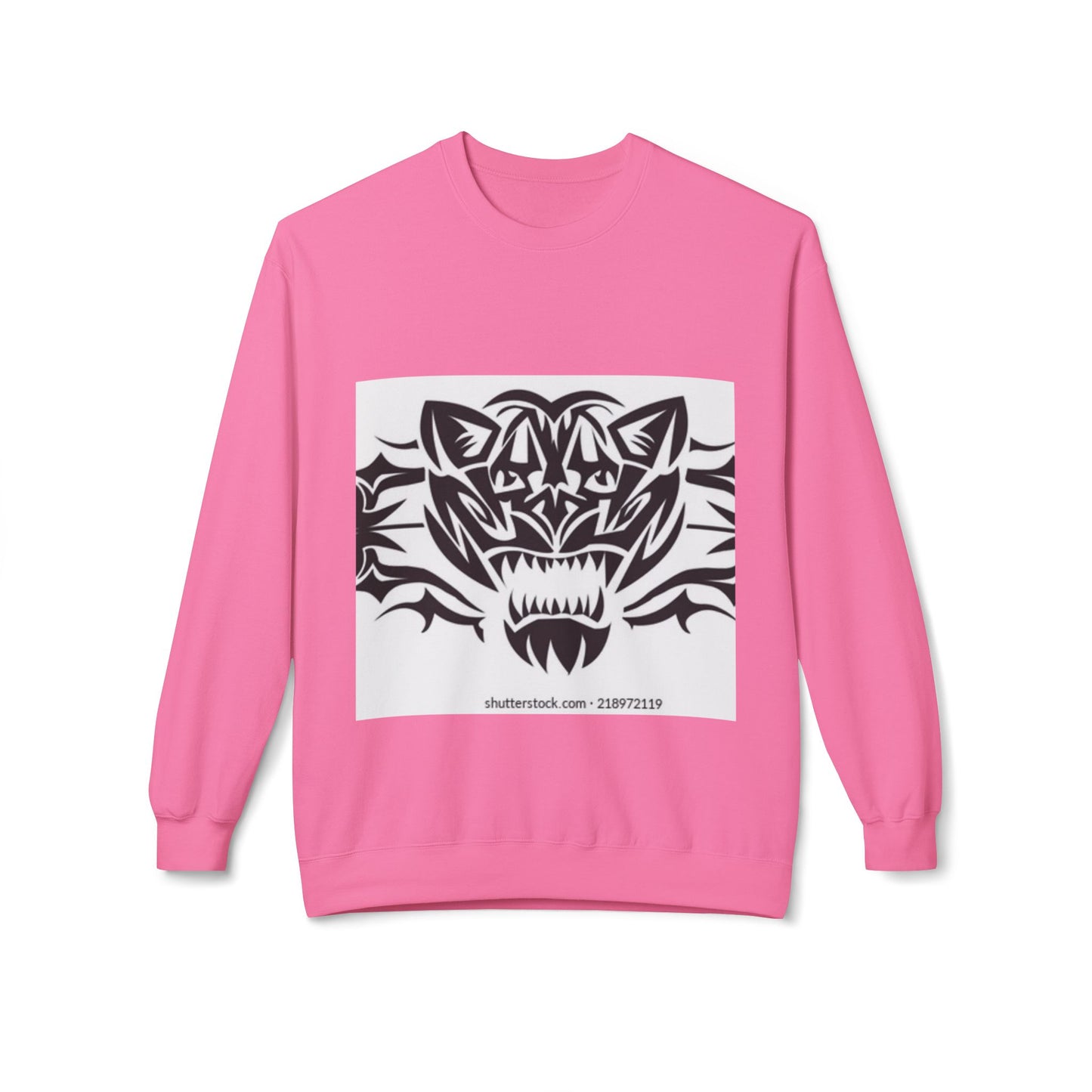 Fierce Tiger Graphic Sweatshirt for Nature Lovers