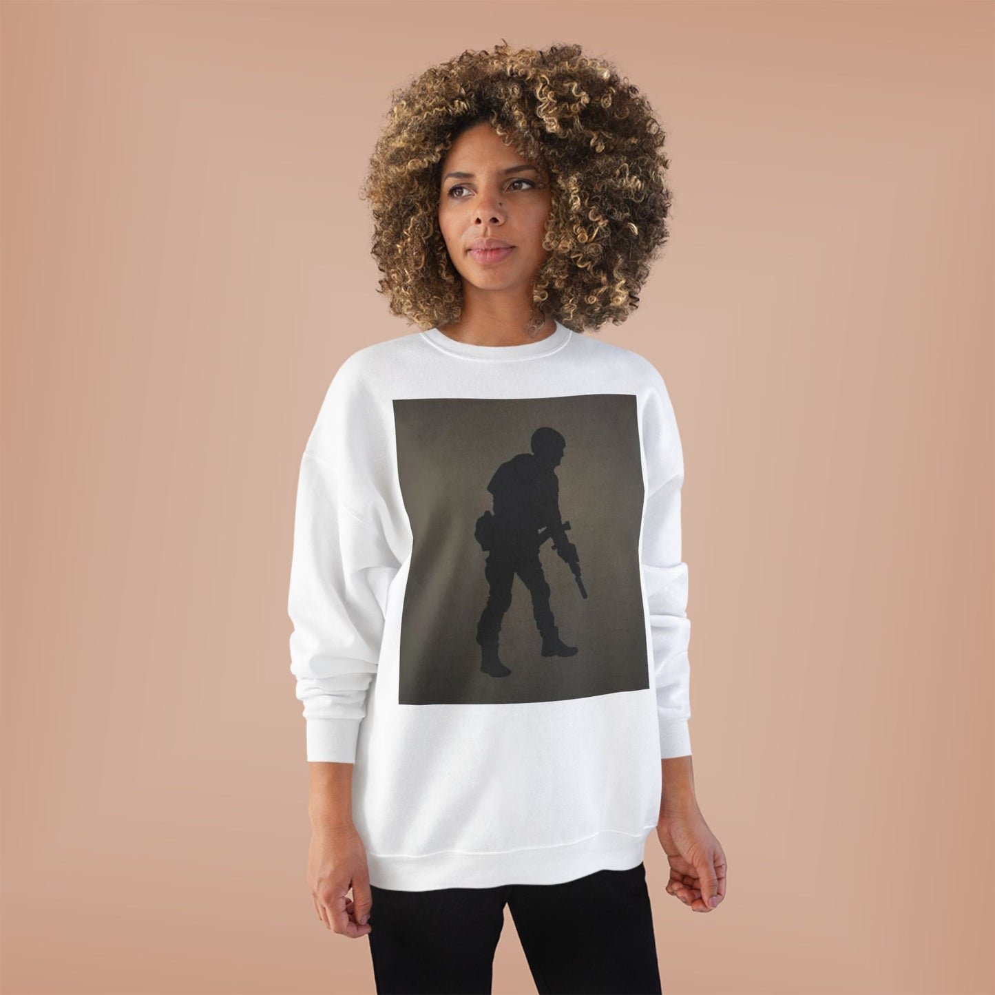 Unisex EcoSmart® Crewneck Sweatshirt - Military Inspired Design