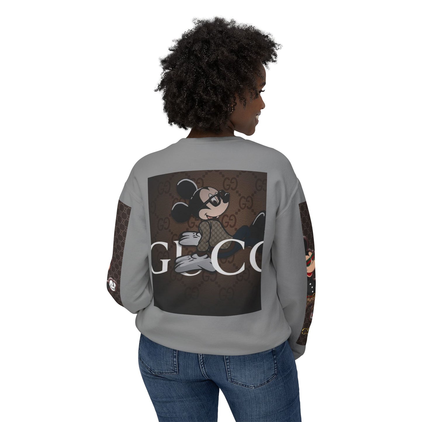 Mickey Mouse Stylish Crewneck Sweatshirt - Unisex Luxury Fashion