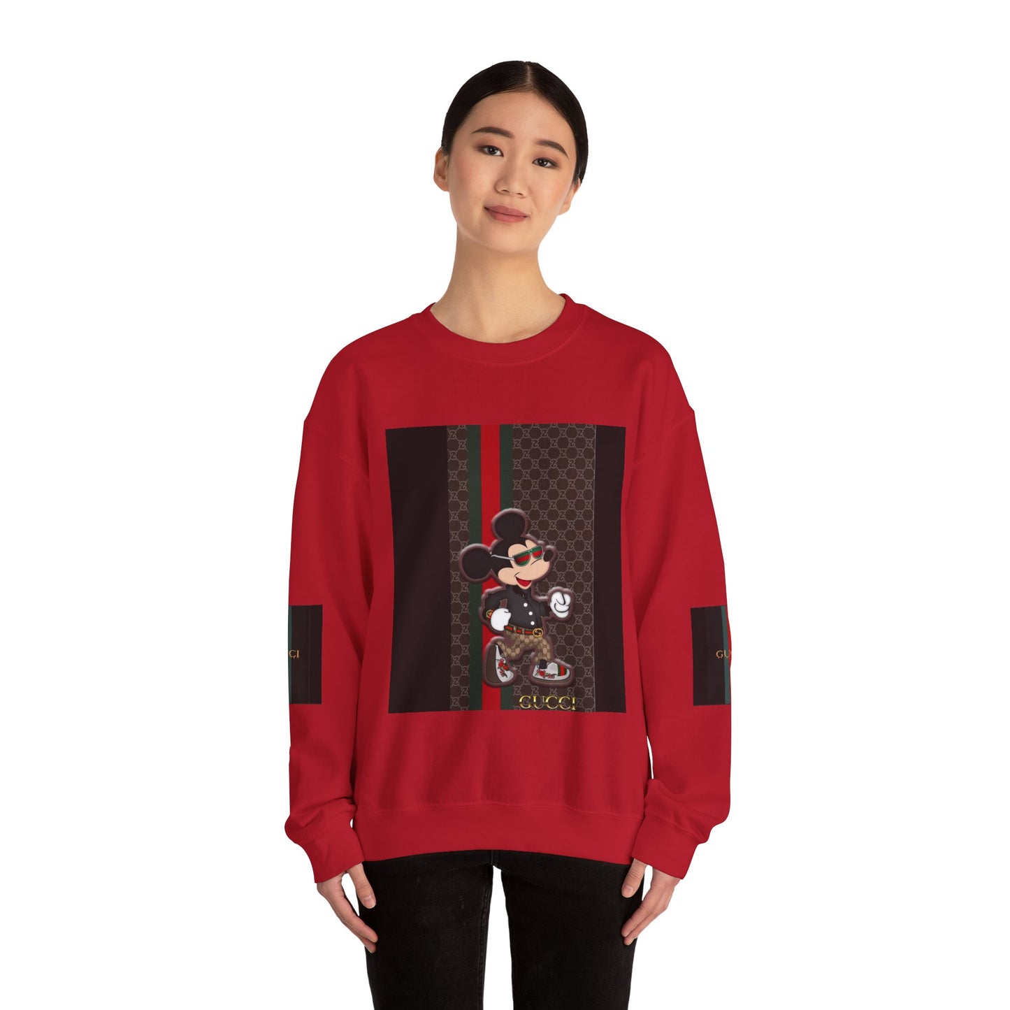 Limited Edition Gucci Inspired Mickey Mouse Crewneck Sweatshirt