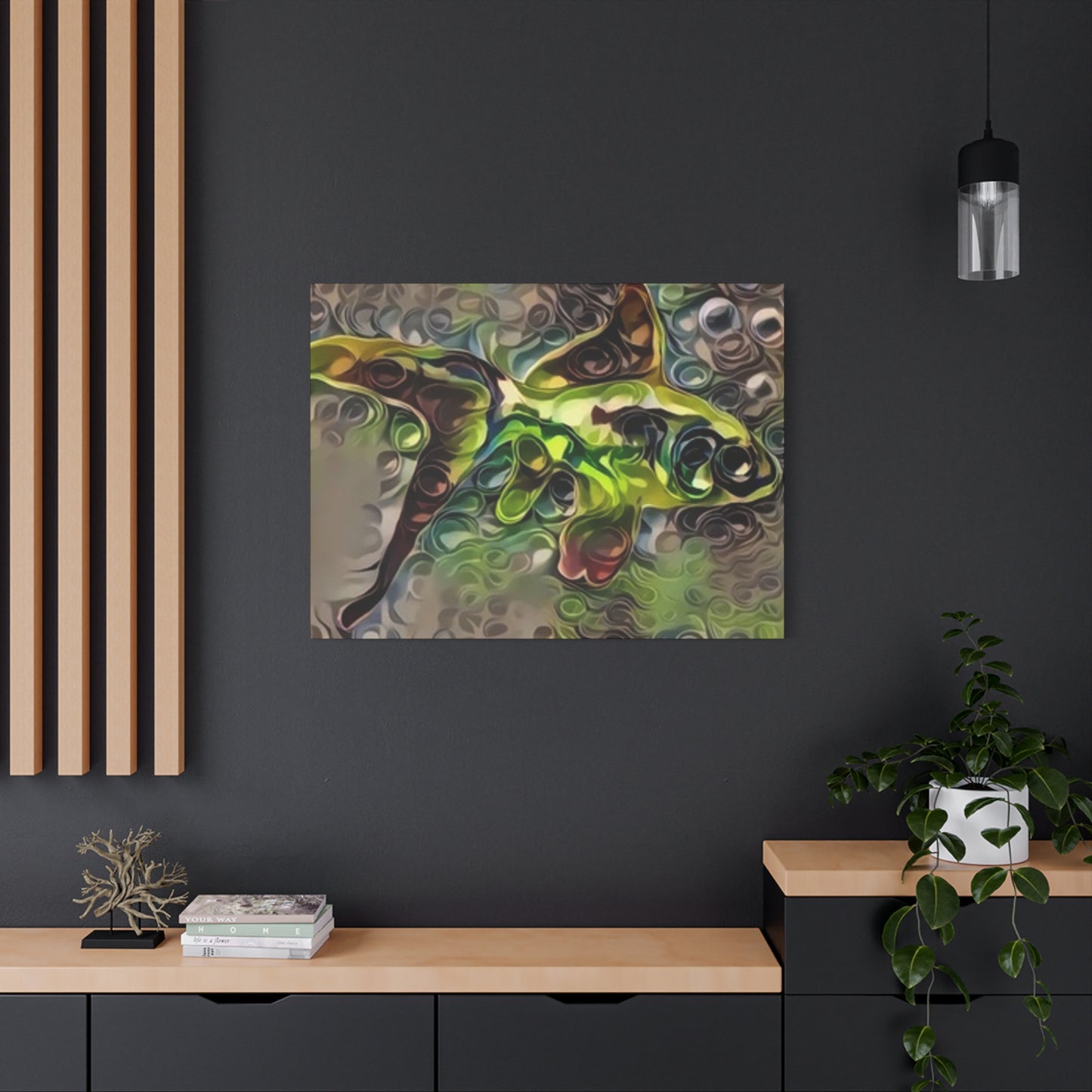 Abstract Nature Canvas Art - Stretched Matte Wall Decor