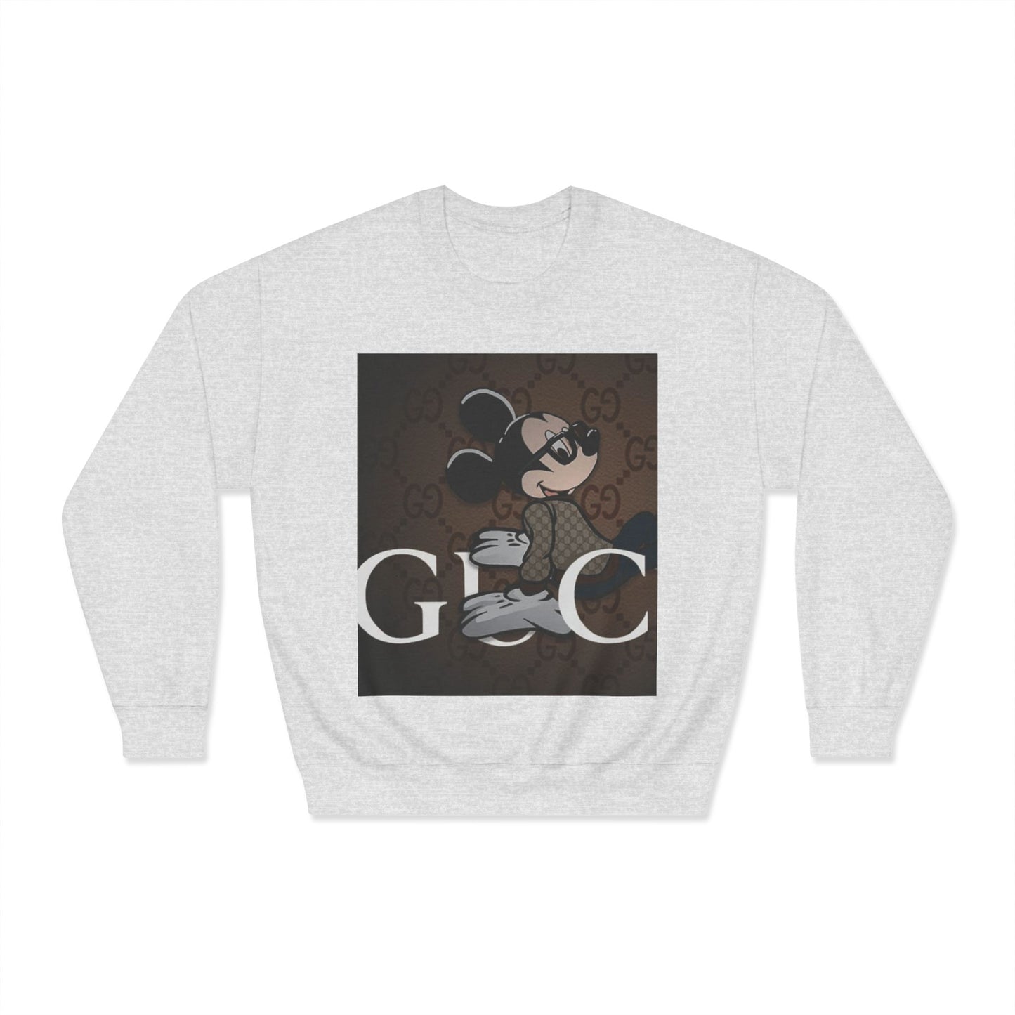 Trendy Mickey Mouse Graphic Crewneck Sweatshirt - Unisex Casual Wear