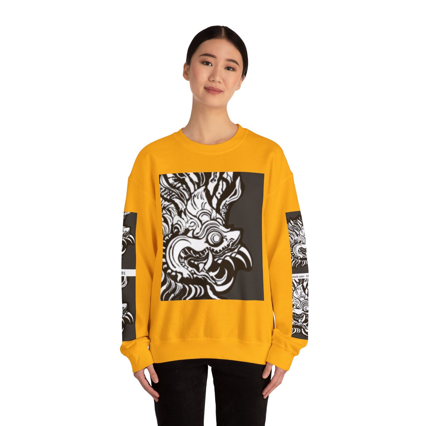 Bold Graphic Crewneck Sweatshirt - Unisex Heavy Blend™ - Perfect for Streetwear and Casual Outings