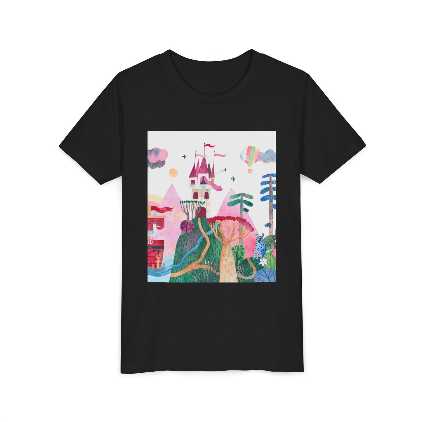 Mermaid Dreams Youth Tee - Cute Short Sleeve T-Shirt for Girls