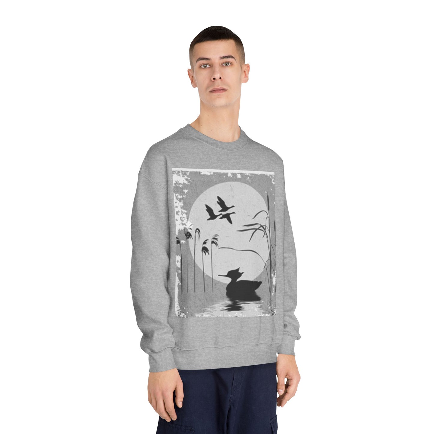 Serene Nature Crewneck Sweatshirt - Unisex Relaxed Fit