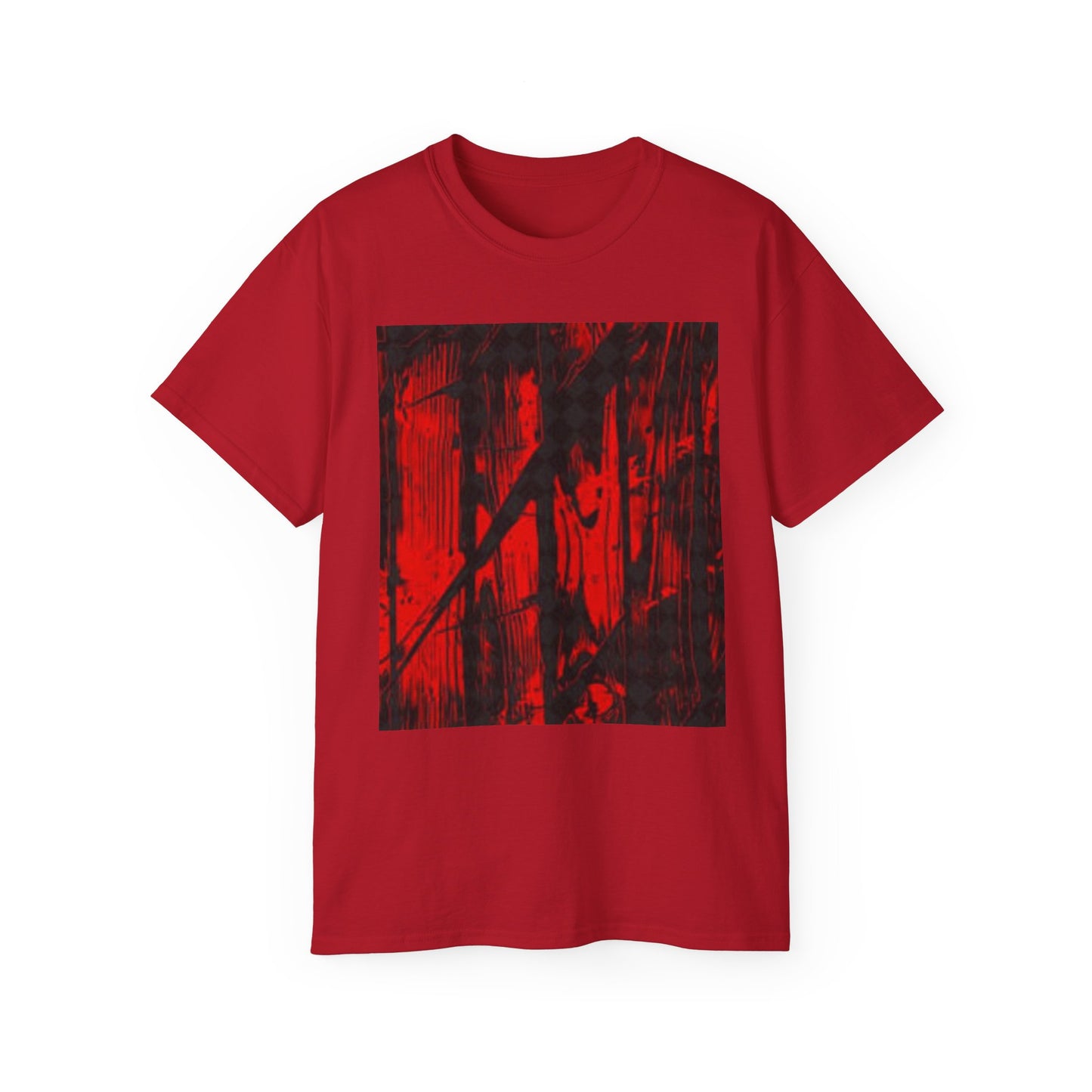 Bold Abstract Red Graphic Tee - Unisex Ultra Cotton Shirt