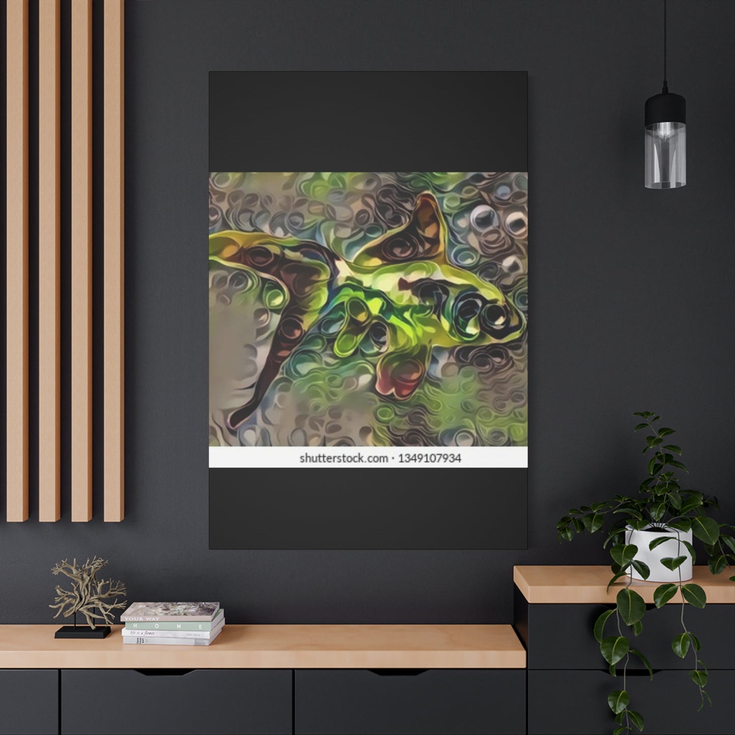 Abstract Nature Canvas Art - Stretched Matte Wall Decor