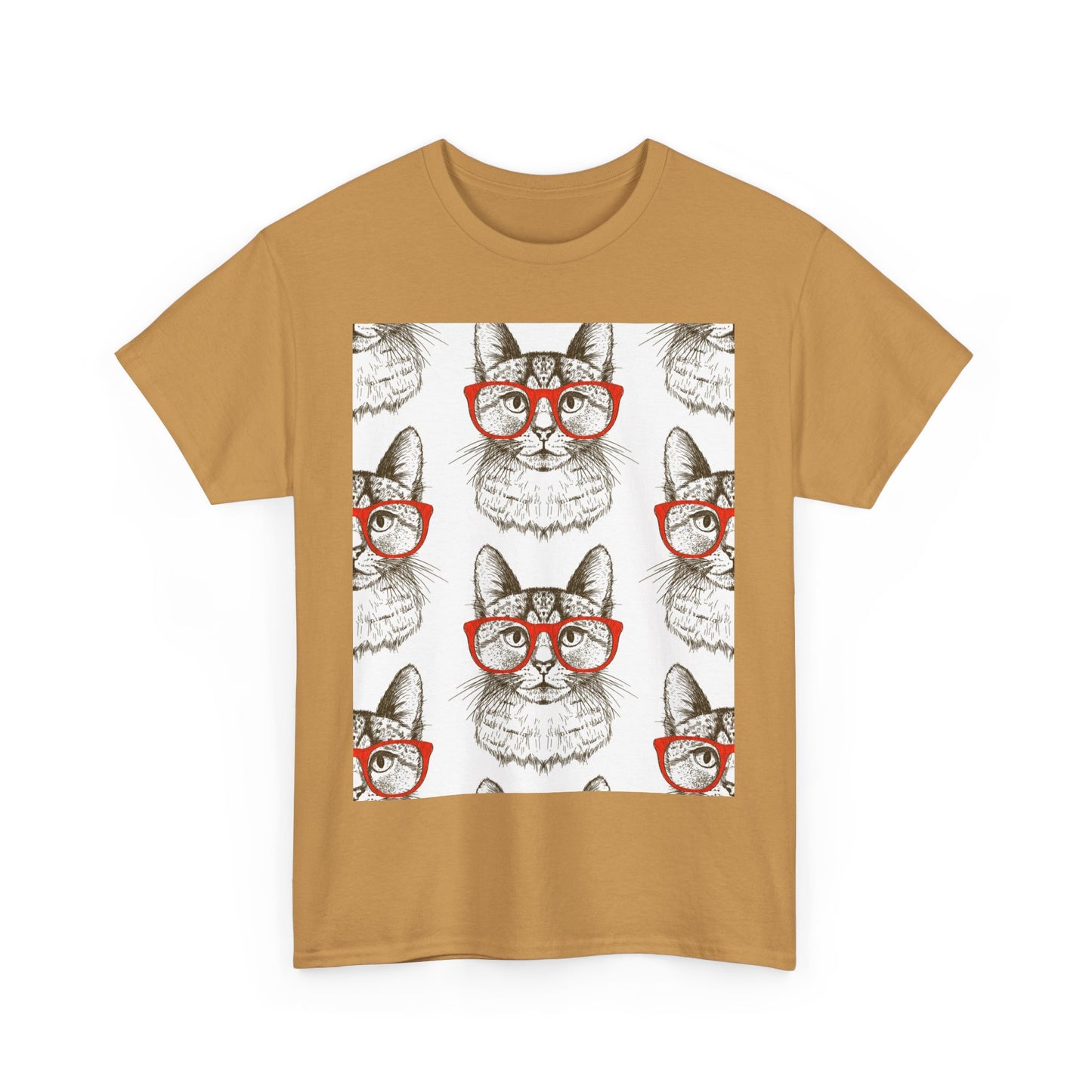Funny Cat Graphic Unisex Heavy Cotton Tee