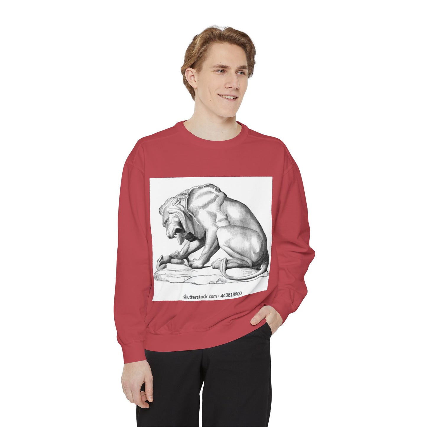 Artistic Lion Graphic Unisex Sweatshirt - Cozy & Stylish