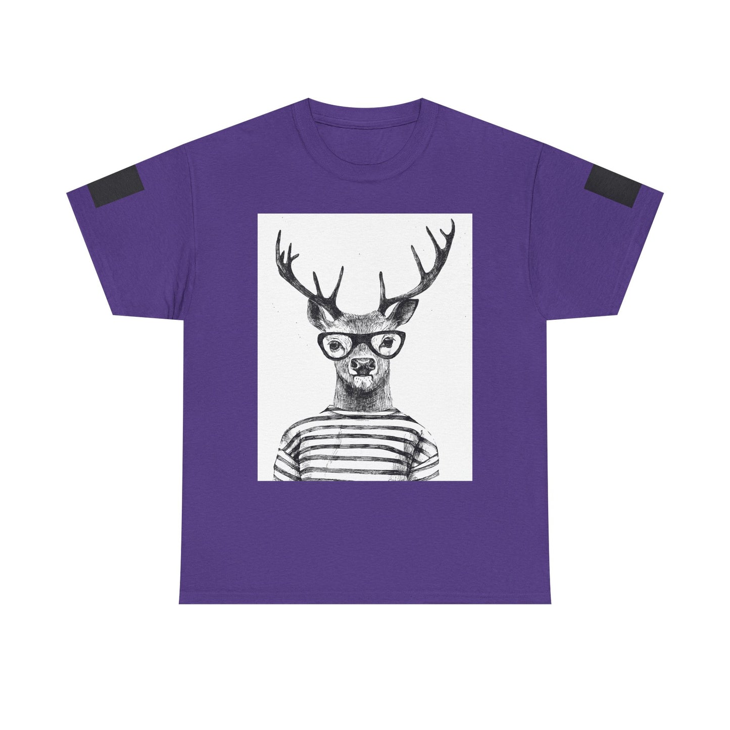 Cool Vintage Deer Graphic Unisex Heavy Cotton Tee
