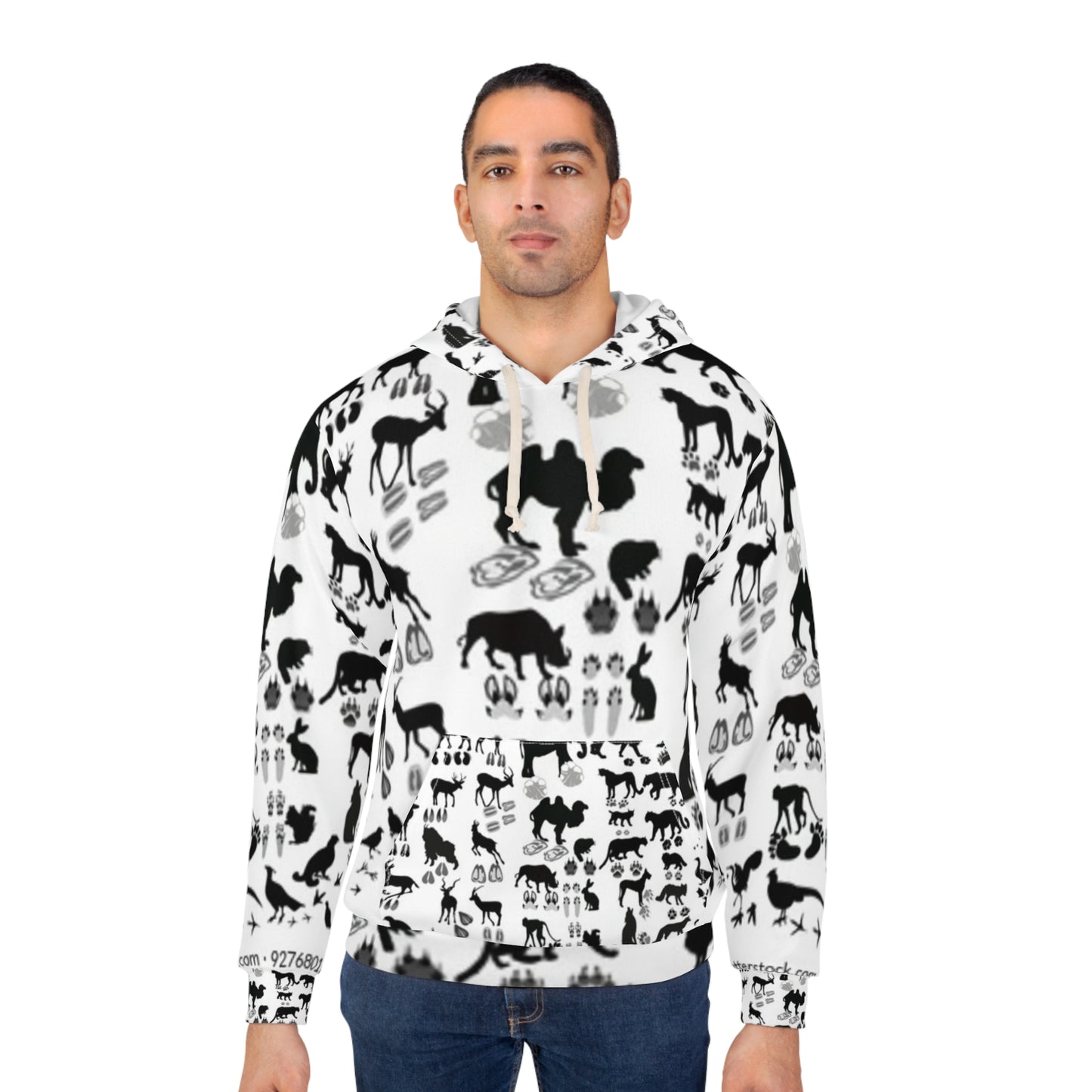 Animal Silhouettes Unisex Pullover Hoodie - Cozy and Fun for Nature Lovers