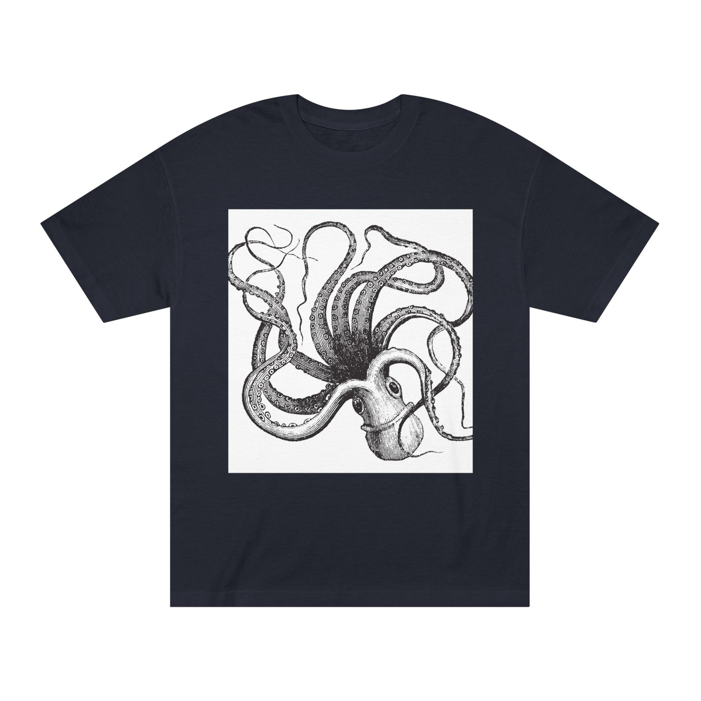 Octopus Graphic Unisex Classic Tee - Nautical Vibe Perfect for Ocean Lovers