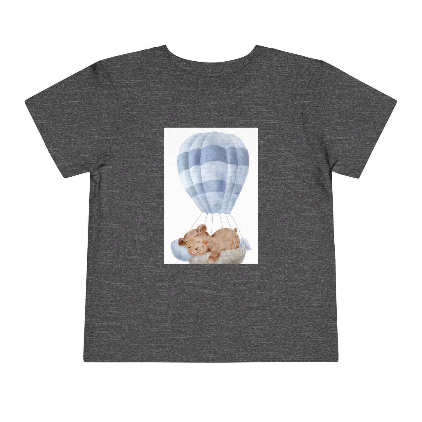 Cute Toddler Tee with Hot Air Balloon and Bear Design - Perfect for Playtime and Special Occasions