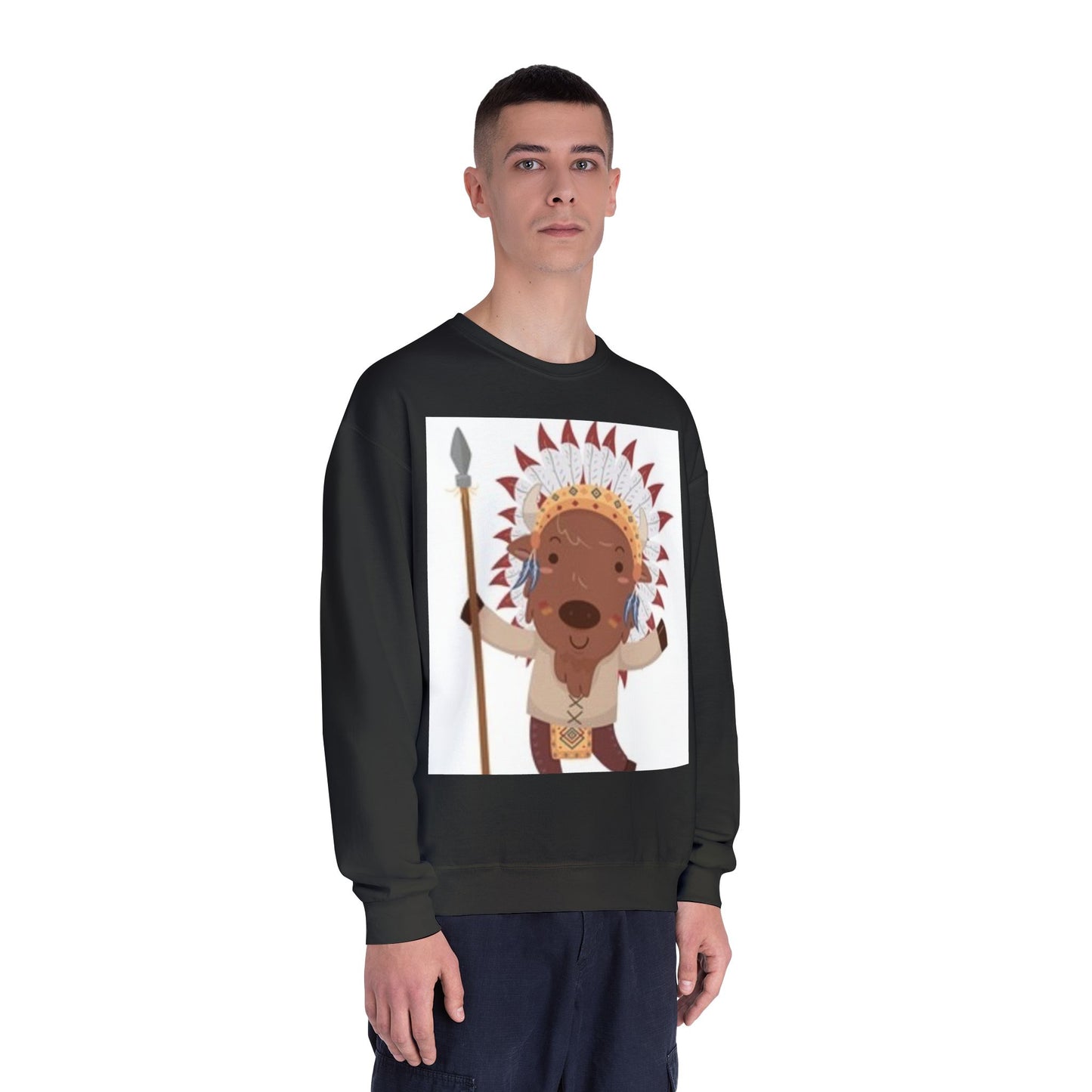 Kid's Chief Character Crewneck Sweatshirt - Fun & Cozy Apparel